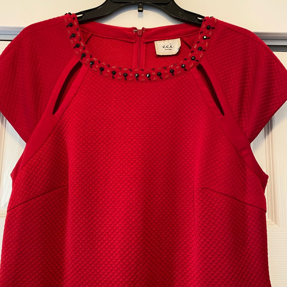 ECI Scarlet Embellished Blouse